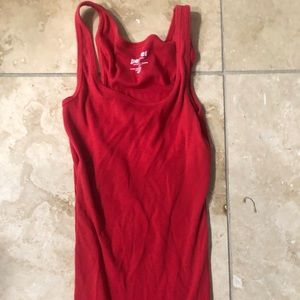 Old navy red tank top size small